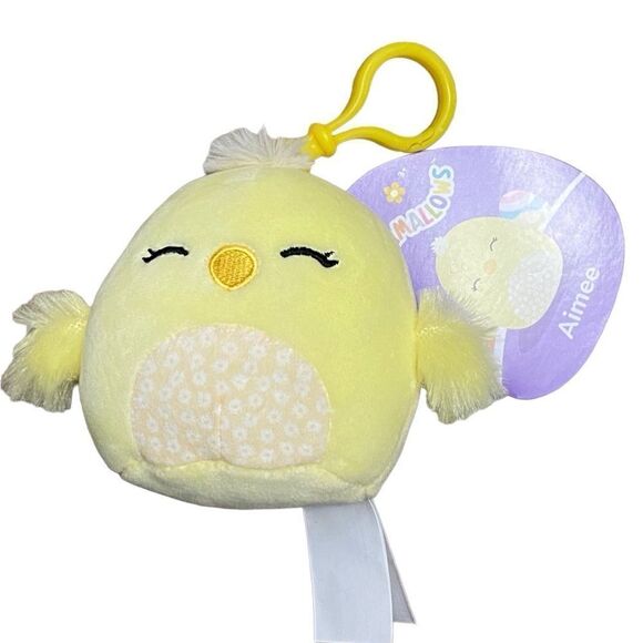 NWT Squishmallow Easter Basket with Fillers and Easter Chick Cutout Decor - Picture 2 of 10